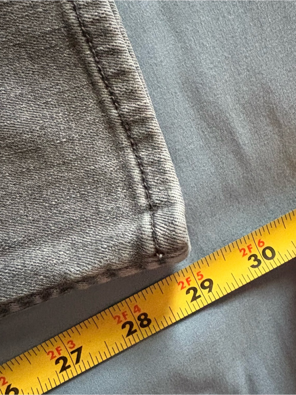 MOTHER The Tomcat Ankle Straight Leg Jeans All Nighter Gray 28 - Picture 8 of 9